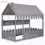 Lit simple sur pied avec 3 tablettes de rangement et garde-corps-904033006-904033007