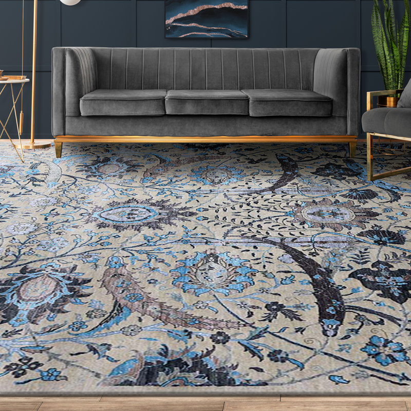 Area Rug in Ivory, Rectangle 10' x 14'
