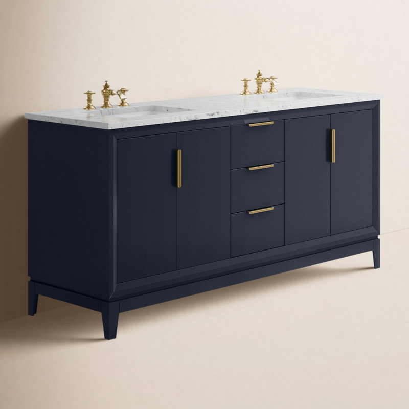 Charlise Novi Carden End Table-Dark Aluminum, Monarch Blue, Waterfall