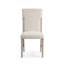 Ensemble de table de salle à manger extensible 7 pièces avec chaises rembourrées Bartel