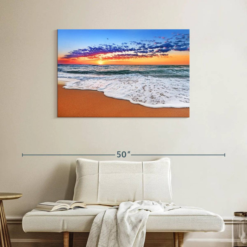 Gillard Vivid Ocean Sunrise, H 26 po x l 39 po