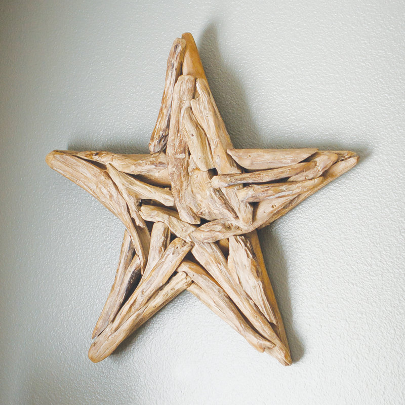 Handmade Abstract Wall Decor on Wood, 24" H x 24" W x 3" D