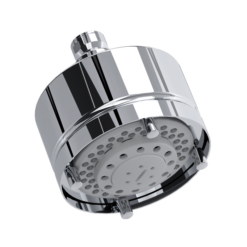 4" 5-Function Showerhead, Polished Chrome
