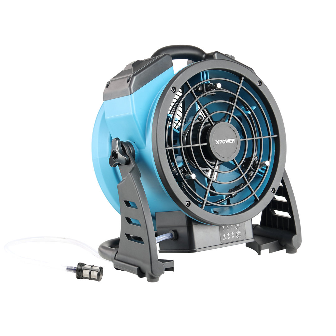 Misting Fan Outdoor Cooling Oscillating Heavy Duty Powerful High Velocity Ideal for Camping Patios Picnics & More (FM-65WB)