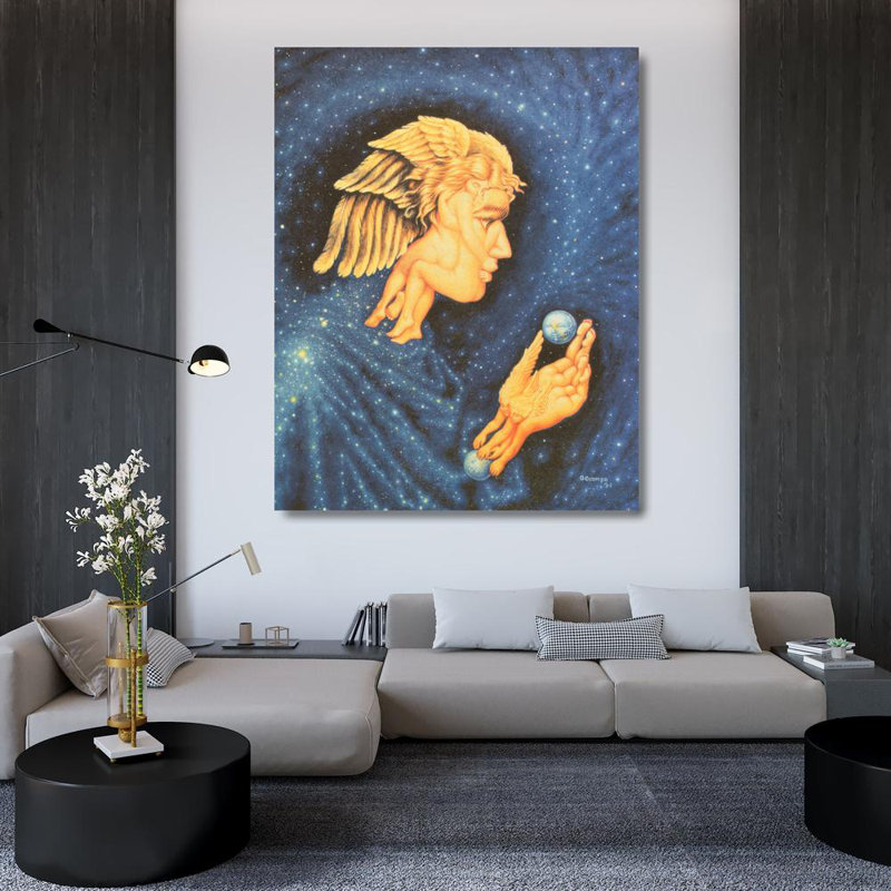 Celestial Bodies, 46" H x 36" W