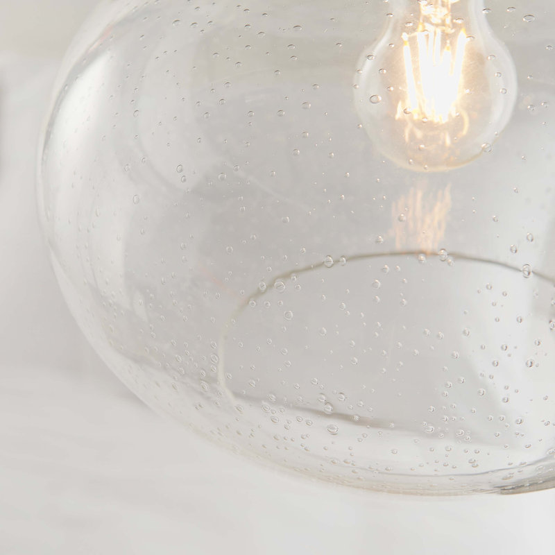 Gabor 30cm Glass Sphere Pendant Shade, Clear