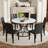 Modern Industrial Dining Set with Ergonomic Chairs