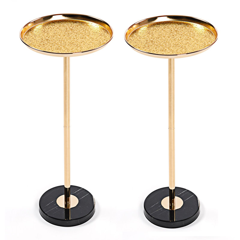 Ensemble de 2 petites tables d'appoint