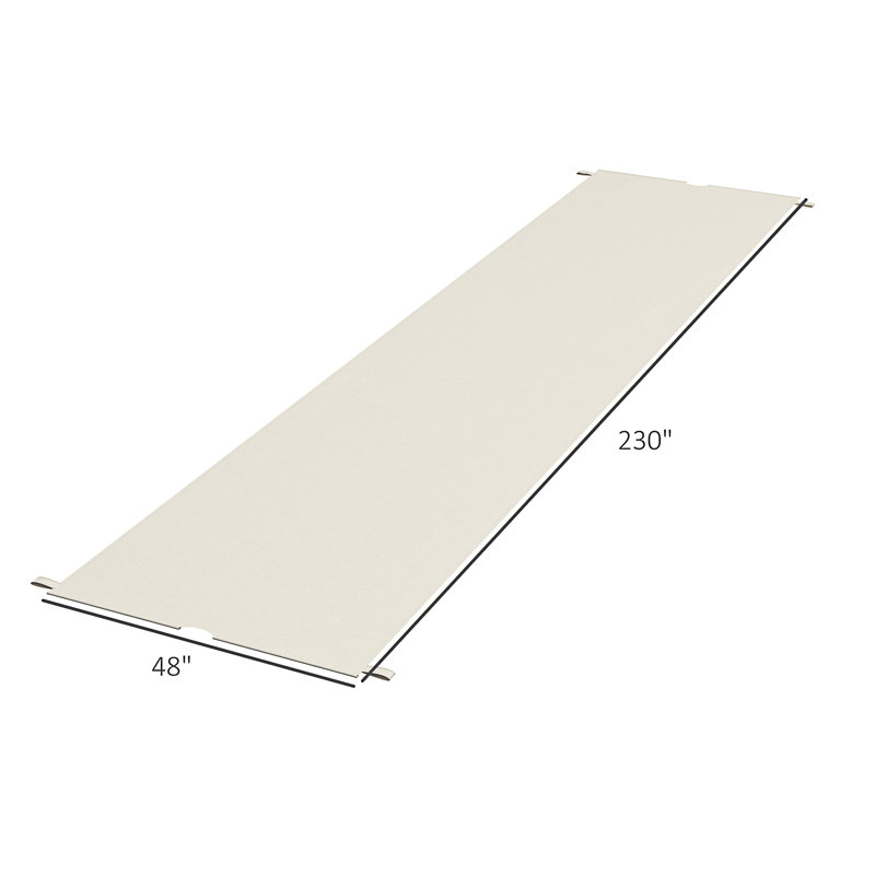 Outsunny 2 PCS 4 X 18Ft Pergola Canopy Replacement