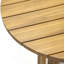 Ensemble repas d'extérieur 3 pièces en bois d'acacia avec coussins, teck