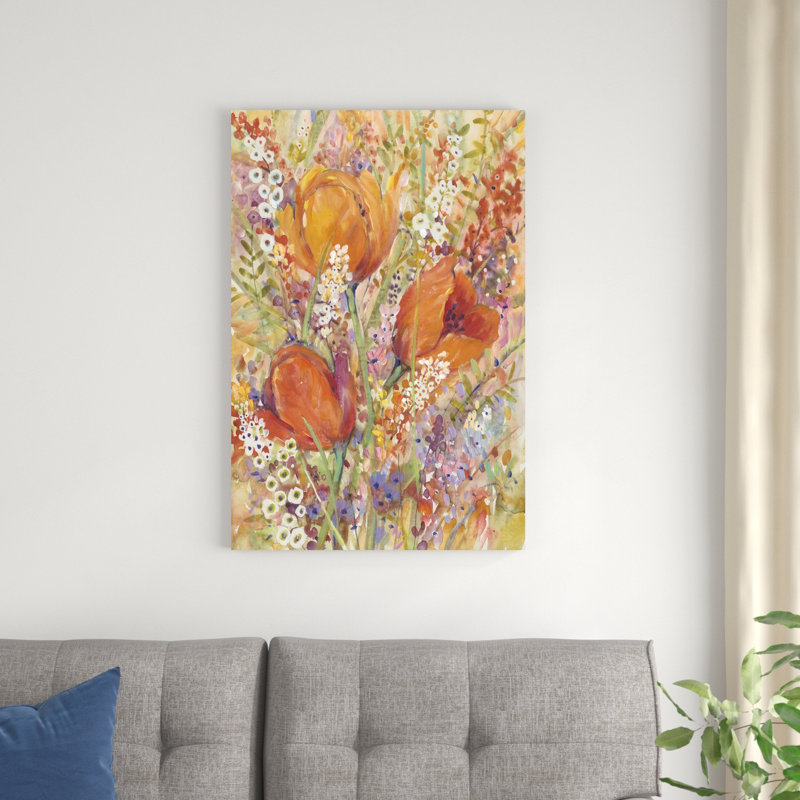 Floraison printanière I, H 36 po x l 24 po x P 1,25 po