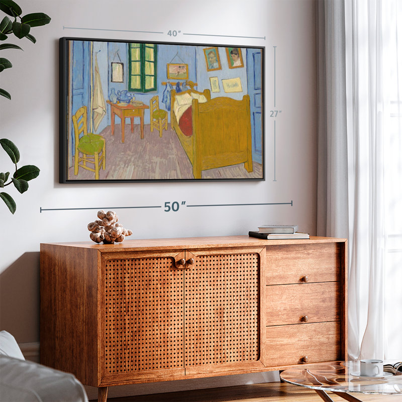 Architecture «Chambre à coucher à Arles Wall Art», H 27 po x l 40 po