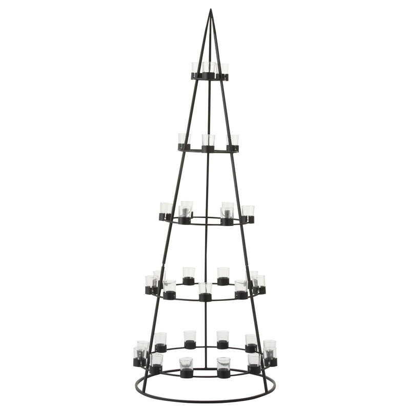 Floor Candelabra, 110 cm H x 42 cm W x 42 cm D, Black