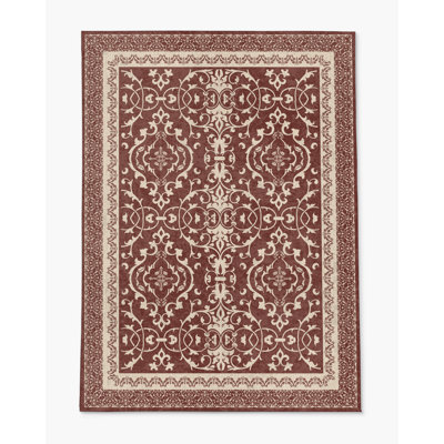 Tapis de chaise rectangulaire à poils courts Rao