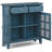 Acadian 36"W Solid Wood 2-Shelf Entryway Storage Cabinet with Glass Doors and 2 Drawers-2021736297