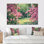 Lilacs jardins dans la campagne française IV - ensemble de reproductions d'art lilas