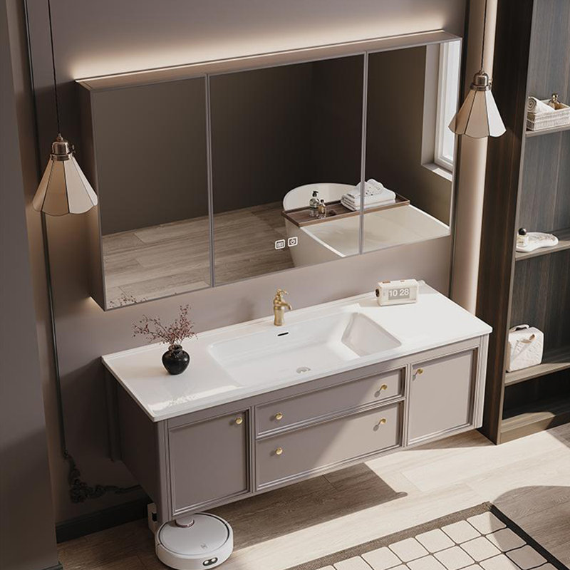 American retro style bathroom cabinet., 47.64"