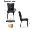 Chaise rembourrée en similicuir -255745764-235122570