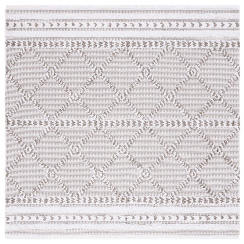 Kolling Performance Geometric Rug, Square 6'4"