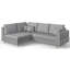 Corner Sofa with Wooden Legs In Scandinavian Style Knutsford-371157138-371157145