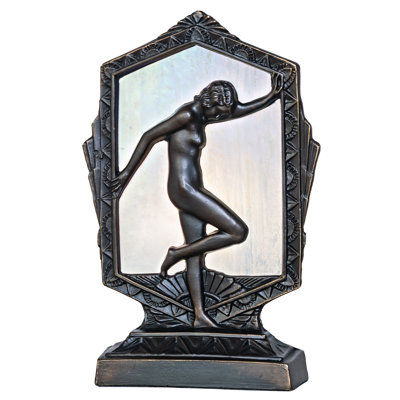 9" High Deco Posing Lady Accent Lamp