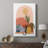 Paper Scene I -Custom Wrapped Gallery Cavas