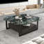 Modern cloud supercrystalline stone coffee table