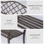 Avenelle Steel Park Bench