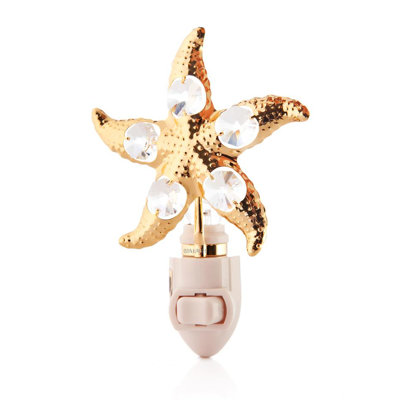 24K Gold Plated Star Fish Night Light