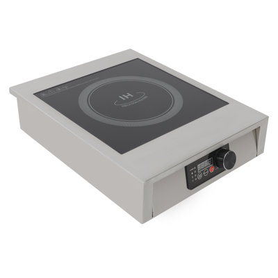 OUKANING Black Portable 1 Burner Induction Cooktop With LED Display 