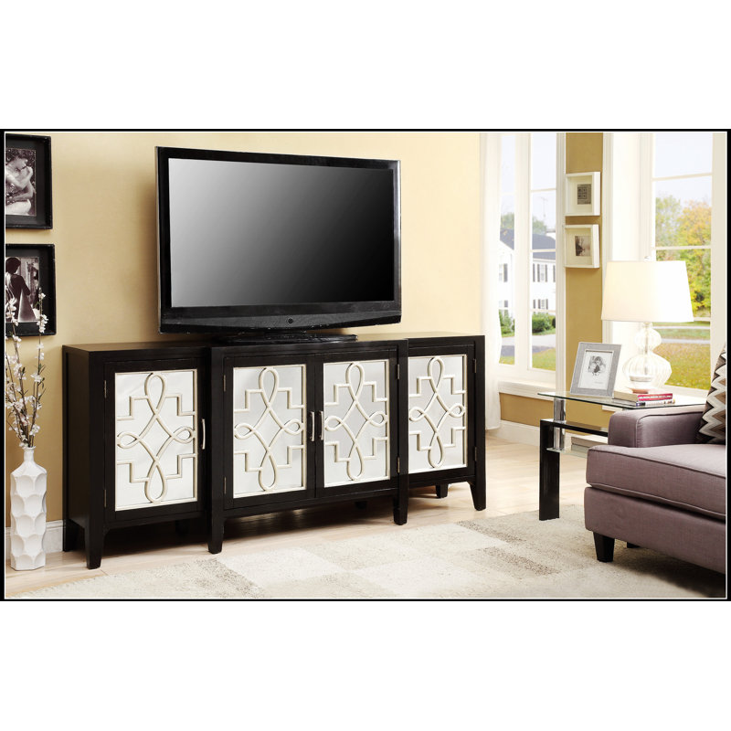 Armoire console Kacia Antique Black, Noir antique