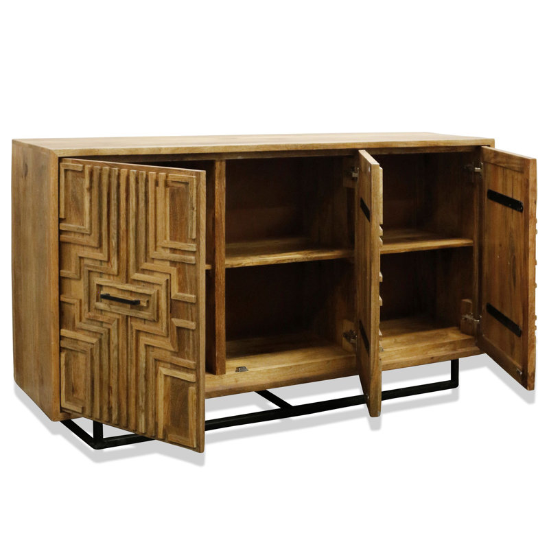72'' Solid Wood Sideboard