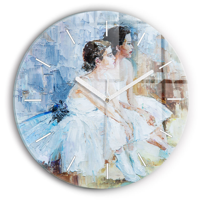 Glass Wall Clock