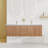 Double Bathroom Vanity With White Double Sink Top-1634351099