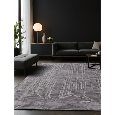 Tapis rose soyeux et moelleux