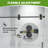 56–60" W x 76" H Frameless Single Sliding Shower Door with 3/8" Tempered Glass and Stainless Steel Hardware, Matte Black-121279040