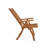 Pedasa Solid Teak Folding Outdoor Reclining Armchair