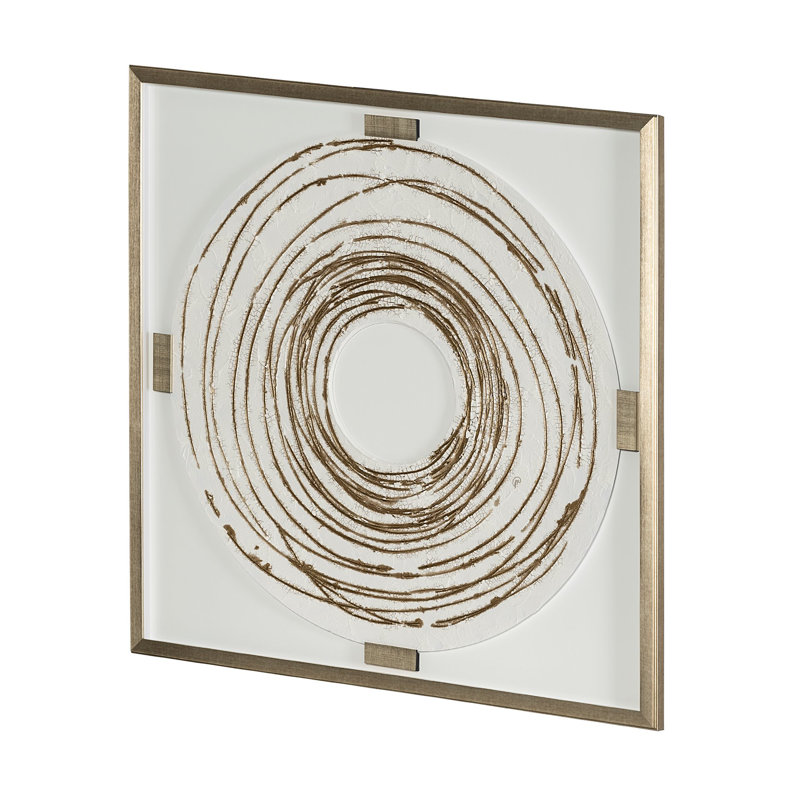 Looping a Framed Art Print Matted under Glass