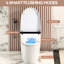 Toilette intelligente avec bidet intégré, eau chaude, sécheuse et technologie de jet siphonique nocturne, alimenté par batterie, plusieurs méthodes de rinçage, fonctions du bidet, siège chauffant, chasse automatique, chasse à distance,