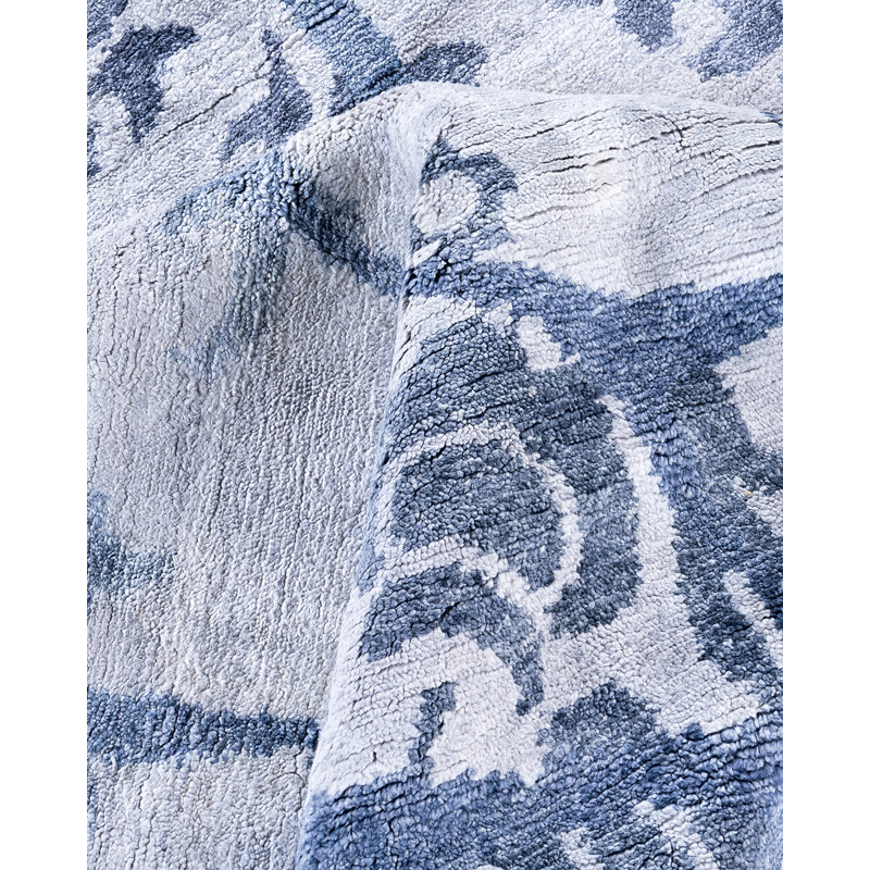 Overdyed One-of-a-Kind Rectangle 8'2" X 10'2" Hand Knotted Area Rug