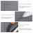 5-piece Outdoor Patio Conversation Set with Cushions, Dark Gray Sofa Seating Group-1241576991