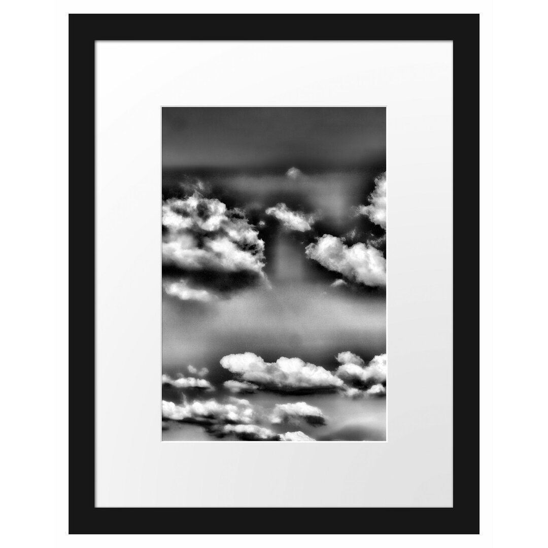 Gerahmtes Poster Wolken am blauen Himmel