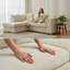 Soft Fabric Jumbo Cord 4 Seater L Shape with Foot Stool Upholstered Living Room Sets-74514920-71716938