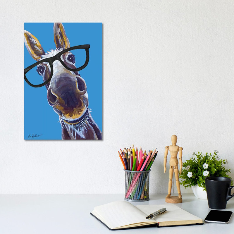 Reproduction d’art par hippie Hound studios-impression, Toile tendue, Pas de tapis, H 12 po x l 8 po x P 0,75 po