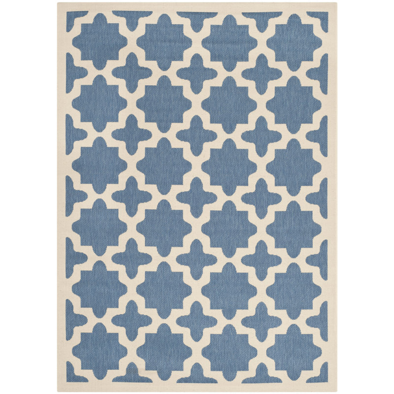 Herefordshire Performance Geometric Indoor/Outdoor Area Rug, Rectangle 2' x 3'7"