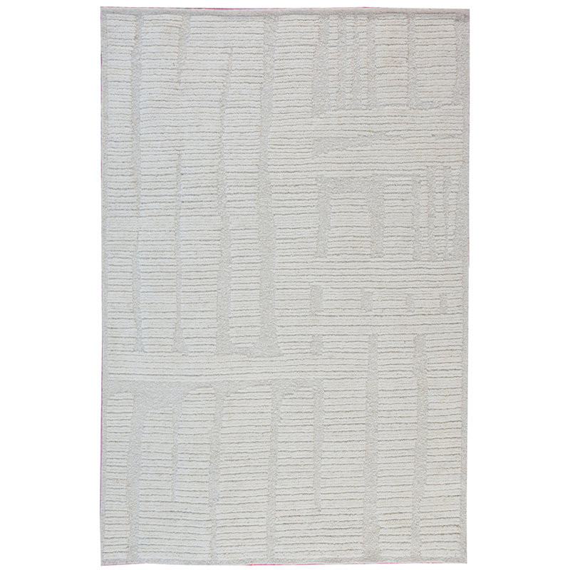 Wool Area Rug, Rectangle 6' x 9'