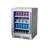 24 Inch Wide 154 Can Capacity Beverage Cooler with Alternating (Blue, White, Amber) LED lighting, Door Alarm, Touch Control Panel and Lockable-106588996