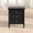 Elegant Amling 23'' W Nightstand –Glam Boho 3 Drawer Wood Chest with Bamboo Details & Neutral Finish-107283617
