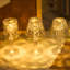 Veilleuse ornements exquis lampe de table en cristal oeil doux transparent - petite lampe de table maison chambre salon lumière ambiante-132010024