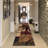 Geovany Abstract Brown/Black/Beige Area Rug-2141496344